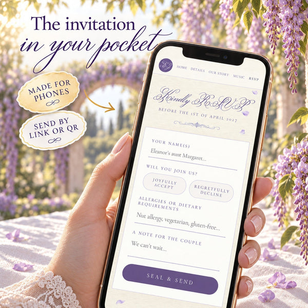 How to share your wedding website: QR codes, save-the-dates and the one message that works