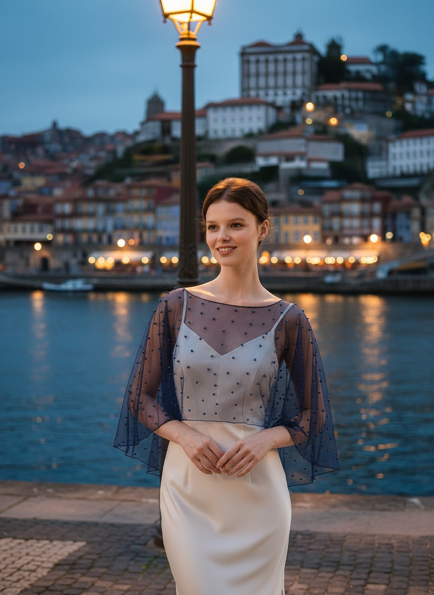 Pearl Bridal Shawl