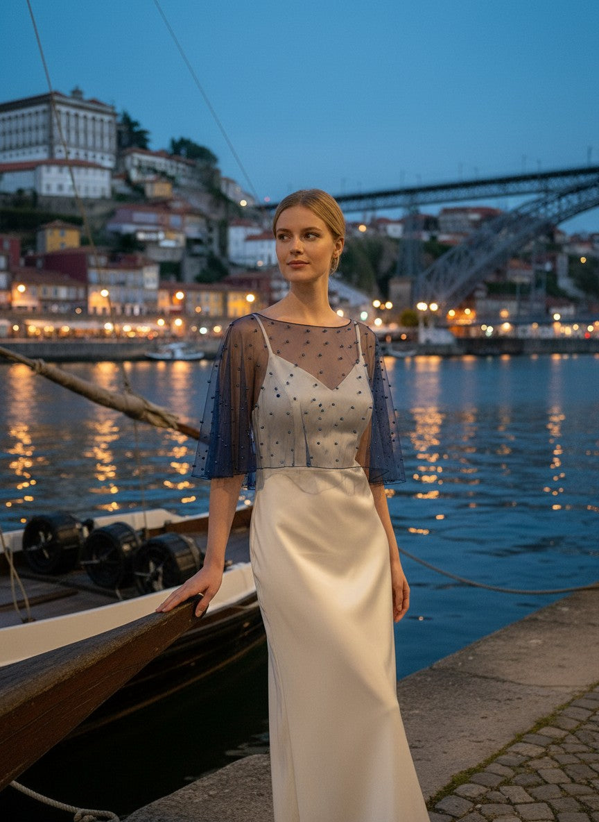 Pearl Bridal Shawl
