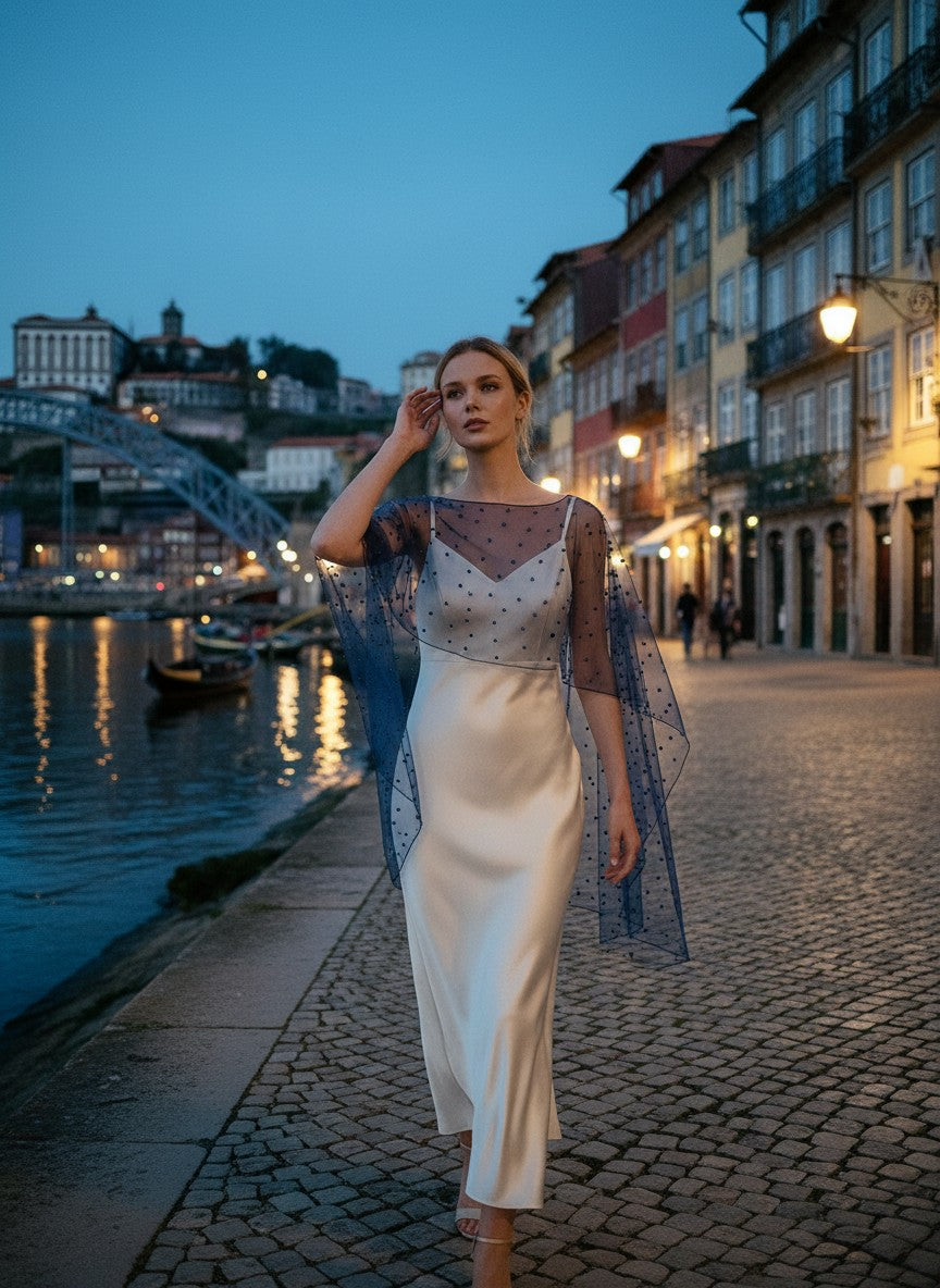 Pearl Bridal Shawl