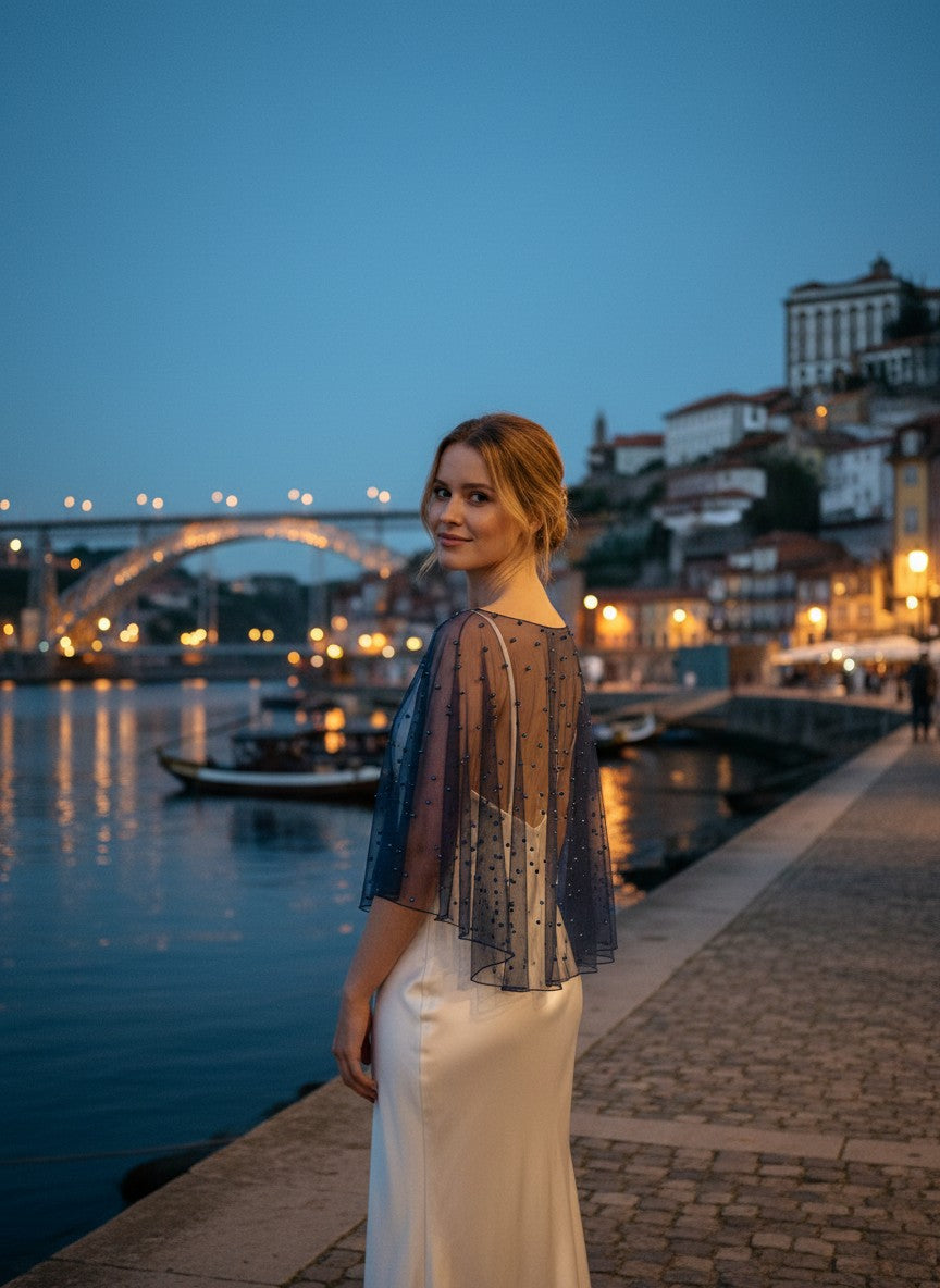 Pearl Bridal Shawl