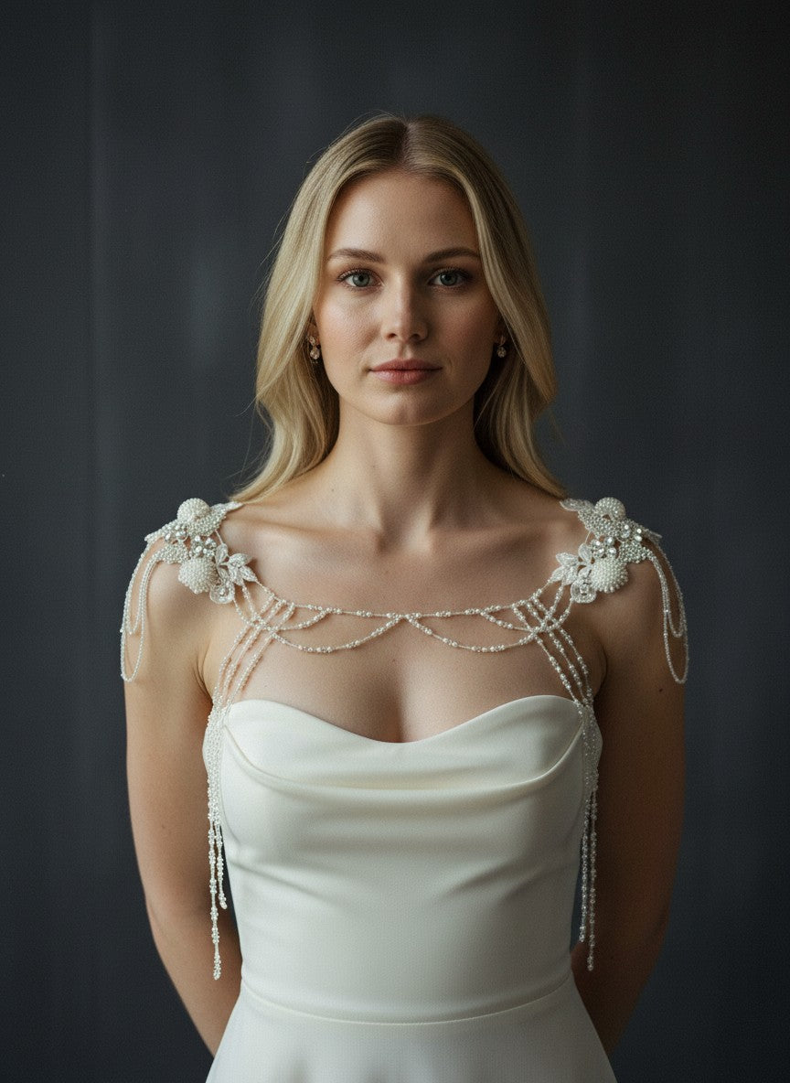 Shoulder Chain Bridal Shawl