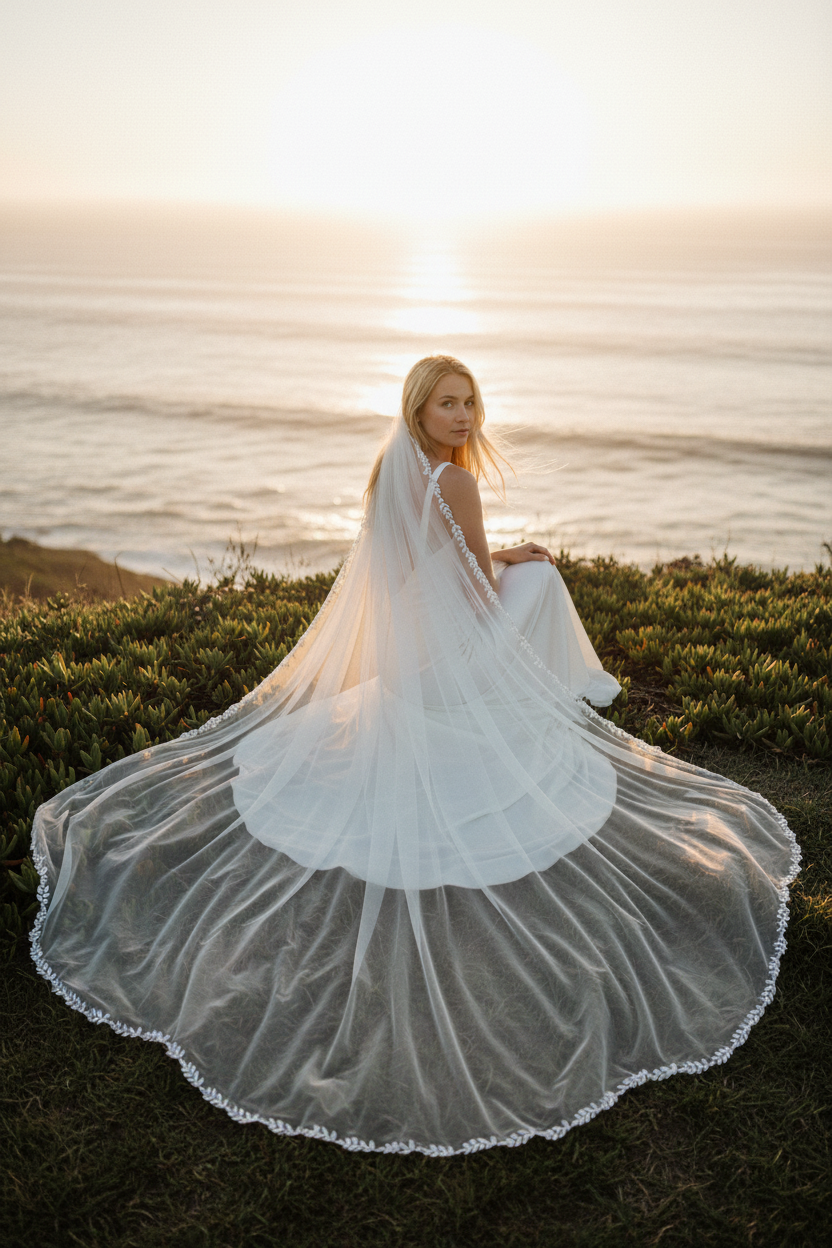 Lace Wedding Veil — Long