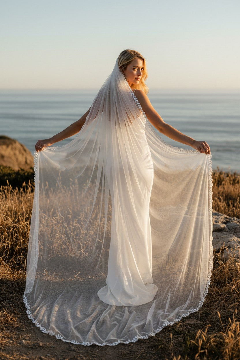 Lace Wedding Veil — Long