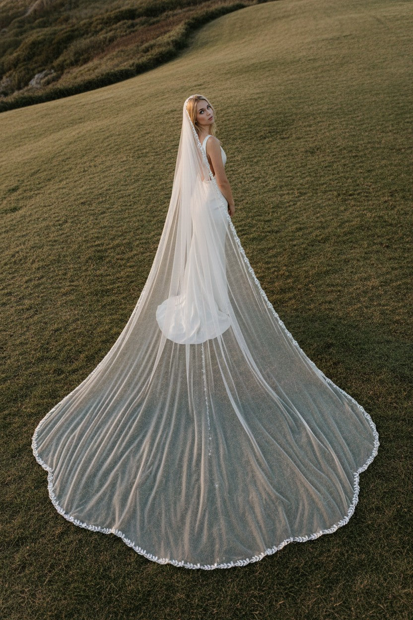 Lace Wedding Veil — Long