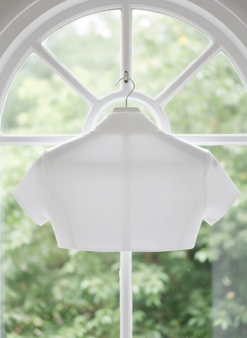 Cap Sleeve Bridal Bolero in Matte Satin — 11 Colours