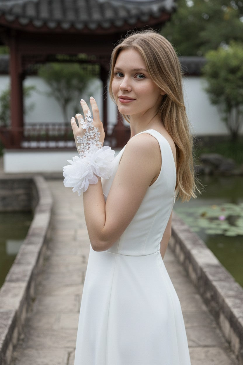 Lace Bridal Gloves