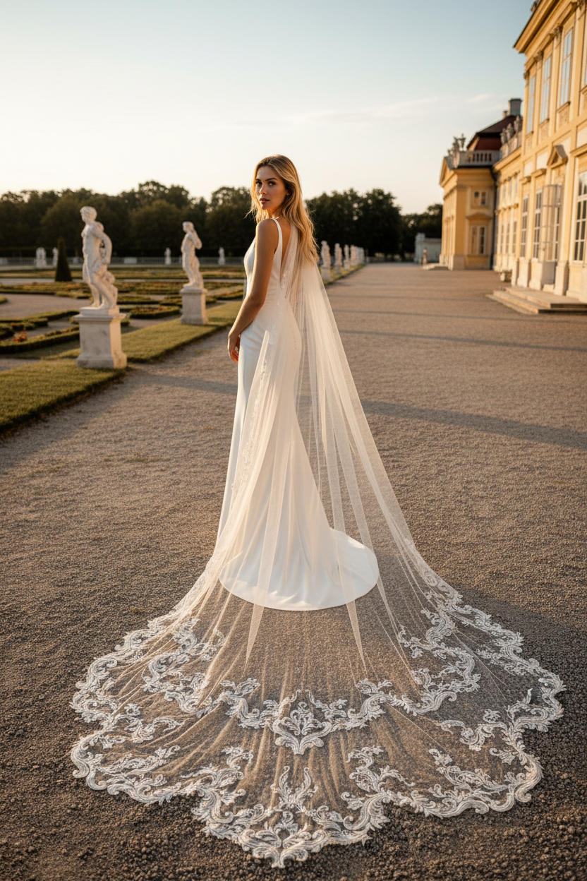 Wedding Veil — Cathedral, 300cm to 500cm