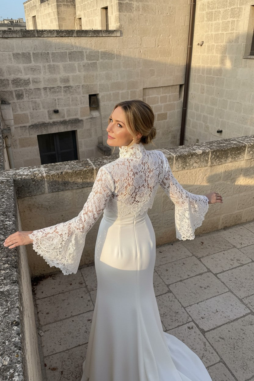 Lace Bridal Bolero — XL to 5XL
