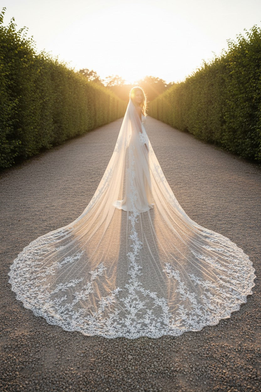 Wedding Veil — Cathedral, 6 Colours
