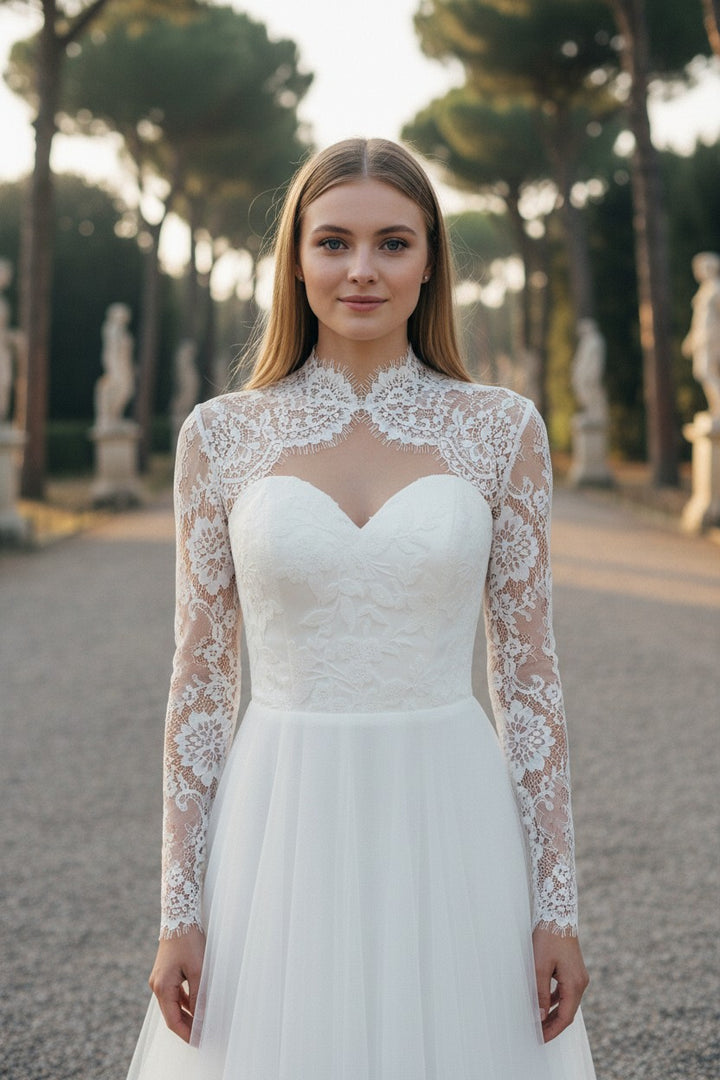 Lace Bridal Bolero — XS（old） to 4XL