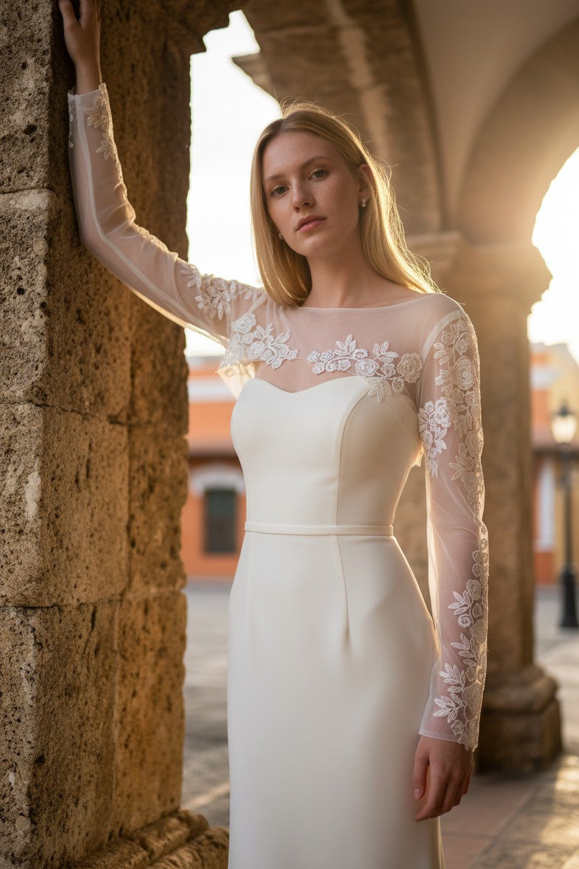 Lace Tulle Bridal Bolero — XXL to XL
