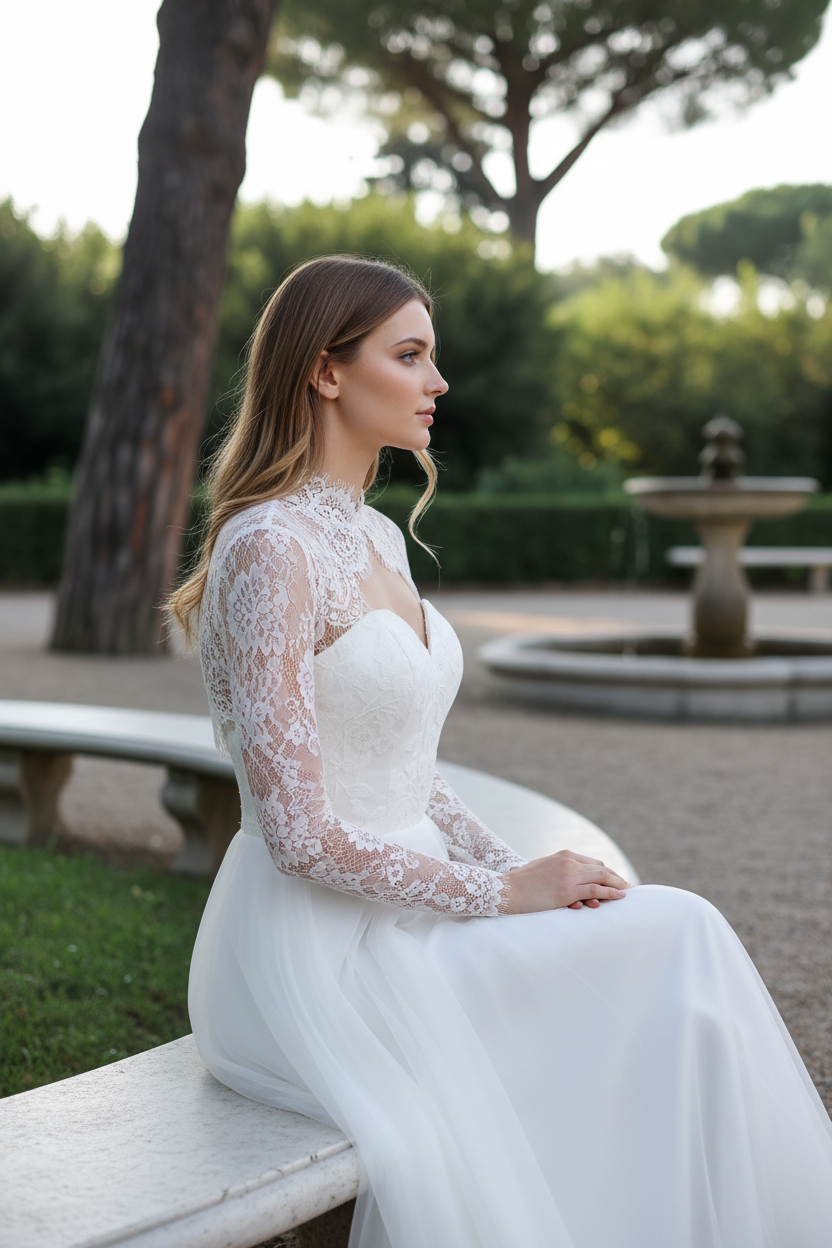 Lace Bridal Bolero — XS（old） to 4XL