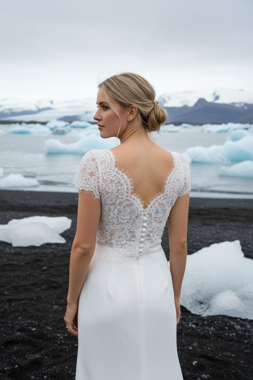 Cap Sleeve Lace Bridal Bolero — 8 Colours, 4XL to XS（old）