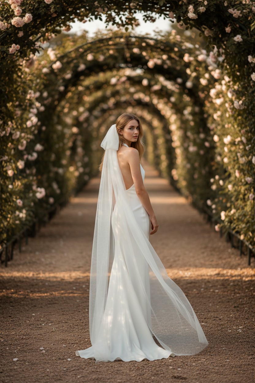 Wedding Veil — Long, 10 Colours