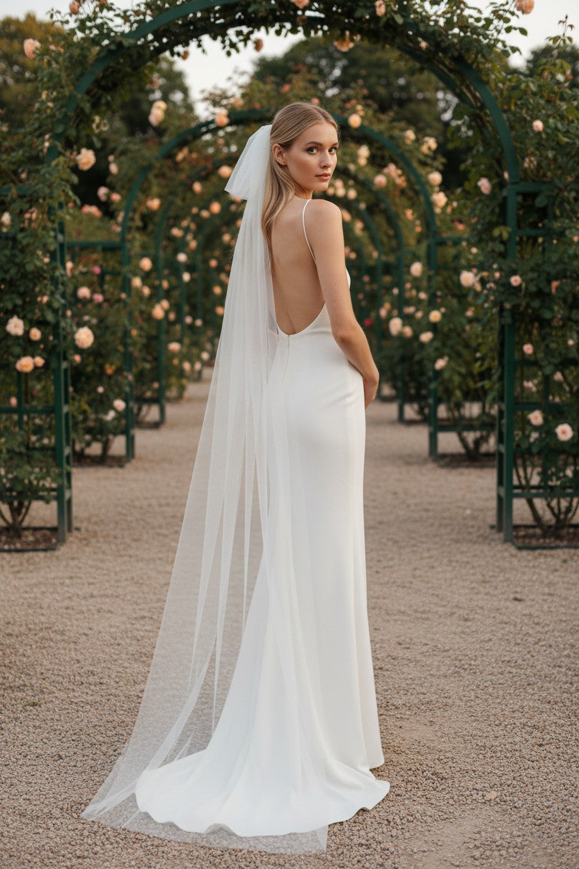 Wedding Veil — Long, 10 Colours