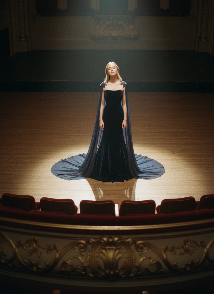 Crystal Chiffon Bridal Cape — with Train, 5 Colours
