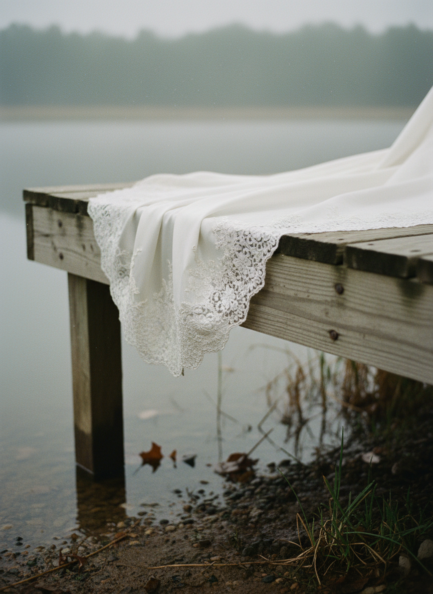 Hooded Bridal Cape with Lace Train — XS to 5XL, 3 Colours