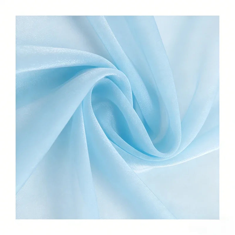 Chiffon Cape Shawl — High-Low Hem, 16 Colours, One Size