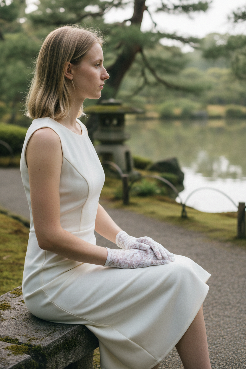 Lace Bridal Gloves — Short, 5 Colours