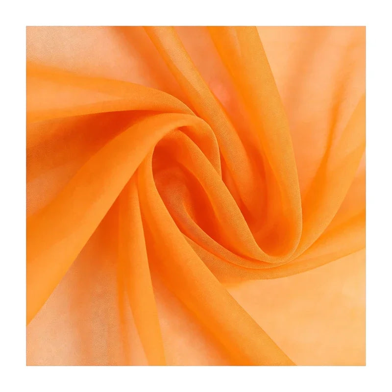 Chiffon Cape Shawl — High-Low Hem, 16 Colours, One Size