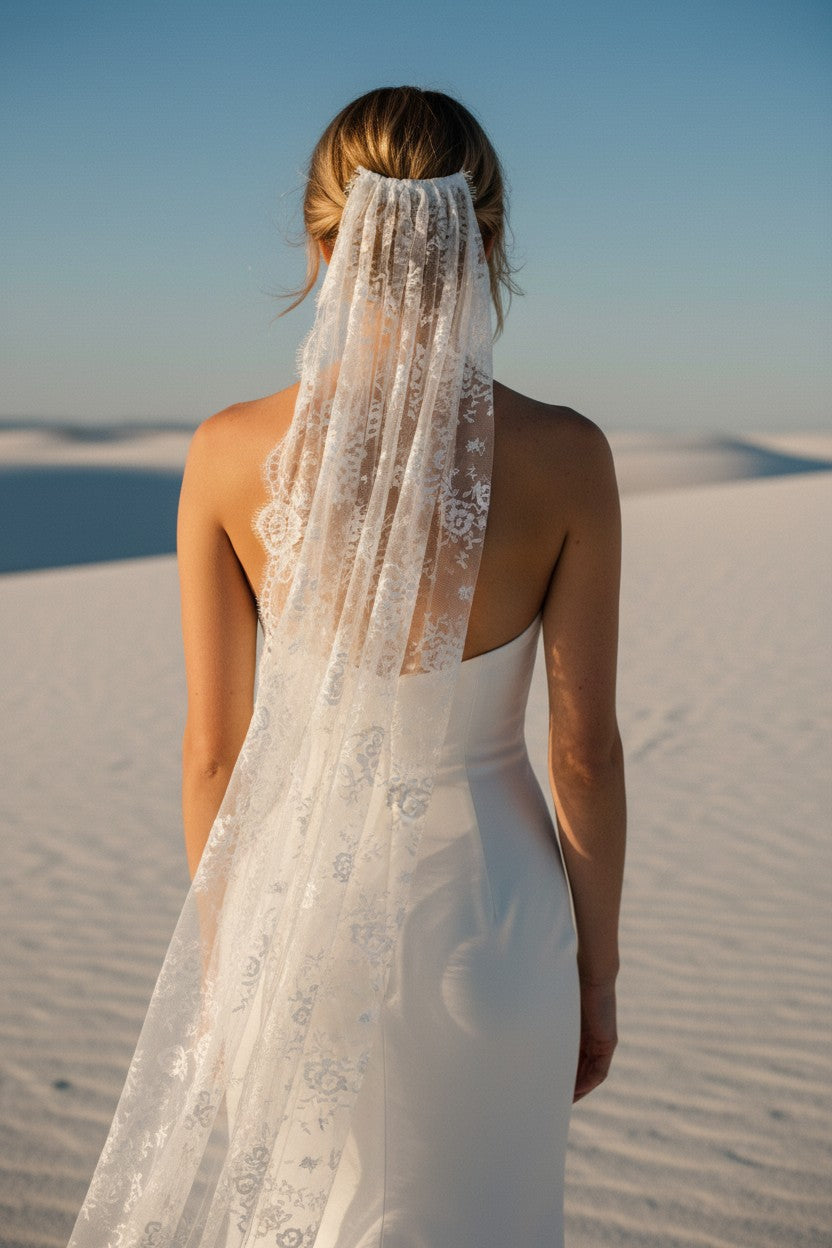 Lace Wedding Veil — Long