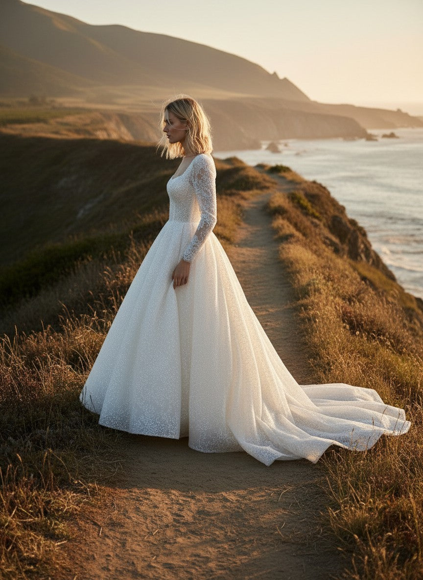 Lace Wedding Dress — 6 Colours, 10 to 20W